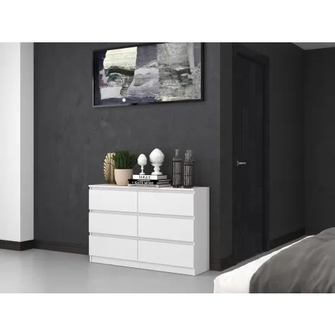 Komoda Malwa M6/120 BIAŁY-7