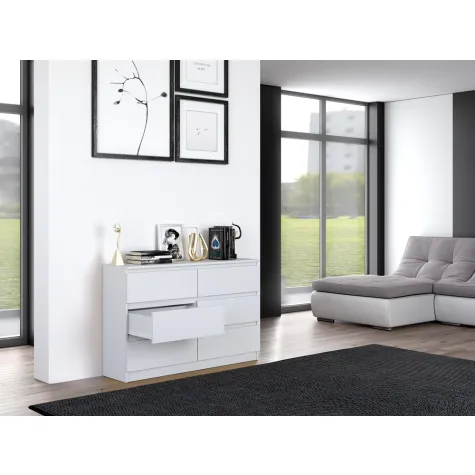 Komoda Malwa M6/120 BIAŁY-9