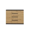 Komoda Malwa 2D4S 120 ANTRACYT DĄB ARTISAN-7