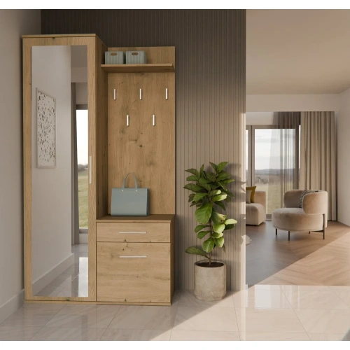Garderoba DUO DĄB ARTISAN-5