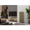 Witryna KAMARO 1DD SLIM DĄB ARTISAN Lamele Front Ryflowany-2