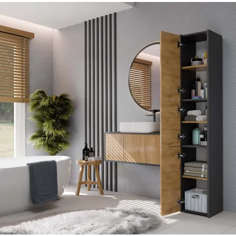 Słupek łazienkowy Sara S33 ANTRACYT ARTISAN-4