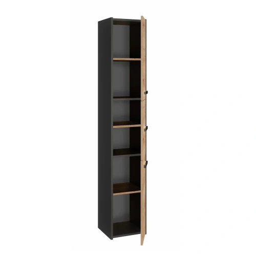 Słupek łazienkowy Sara S33 ANTRACYT DĄB ARTISAN-7