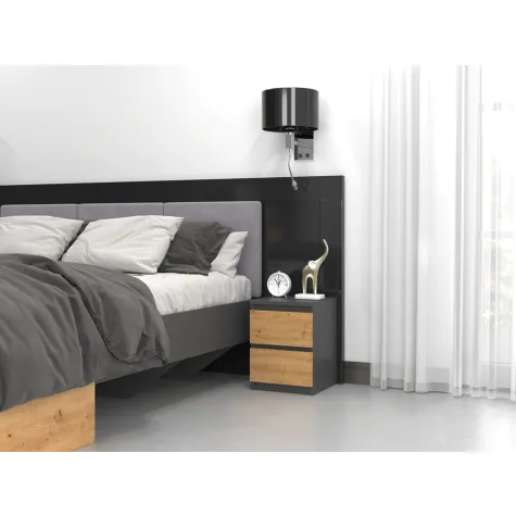 Szafka nocna Malwa M2 ANTRACYT ARTISAN-3