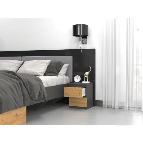 Szafka nocna Malwa M2 ANTRACYT ARTISAN-5