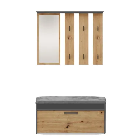 Garderoba Parma PARMA ANTRACYT ARTISAN-2