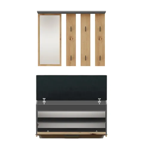 Garderoba Parma PARMA ANTRACYT ARTISAN-3