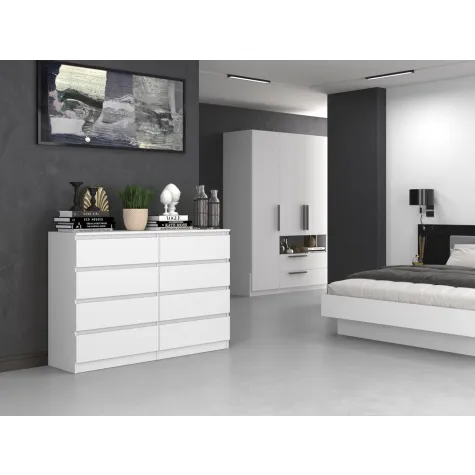 Komoda Malwa M8/140 BIAŁY-4