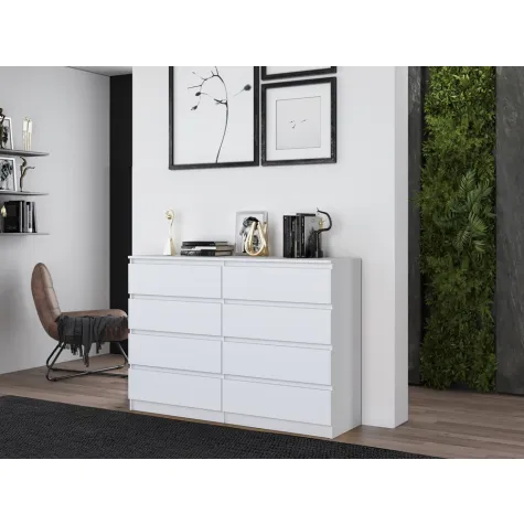 Komoda Malwa M8/140 BIAŁY-7