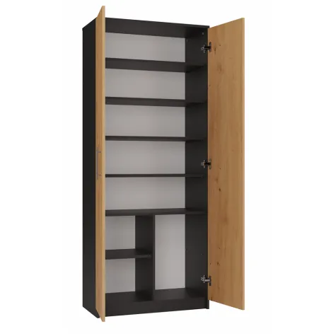 Regał Oliv 2D ANTRACYT ARTISAN-4