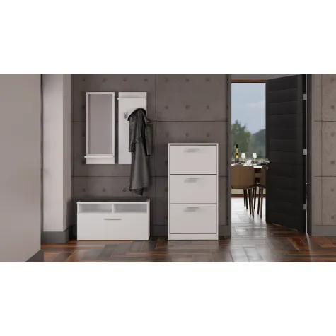 Szafka na obuwie Paula PAULA BIAŁY-5