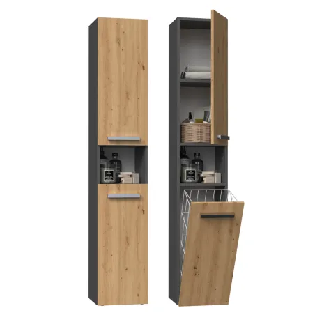 Słupek łazienkowy Nel III ANTRACYT ARTISAN-1