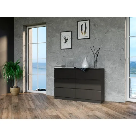 Komoda Malwa M6/120 CZARNY-3