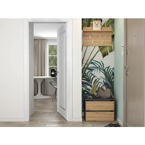 Szafka na obuwie MODO 1 ANTRACYT ARTISAN-3