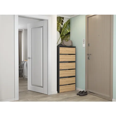 Szafka na obuwie MODO 1 ANTRACYT ARTISAN-8