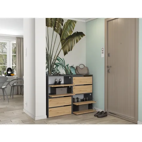 Szafka na obuwie MODO 1 ANTRACYT ARTISAN-10