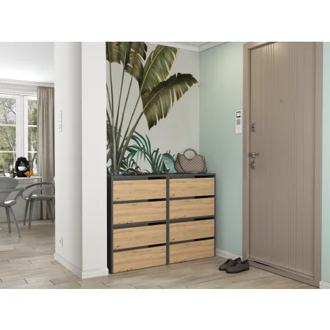 Szafka na obuwie MODO 1 ANTRACYT ARTISAN-11