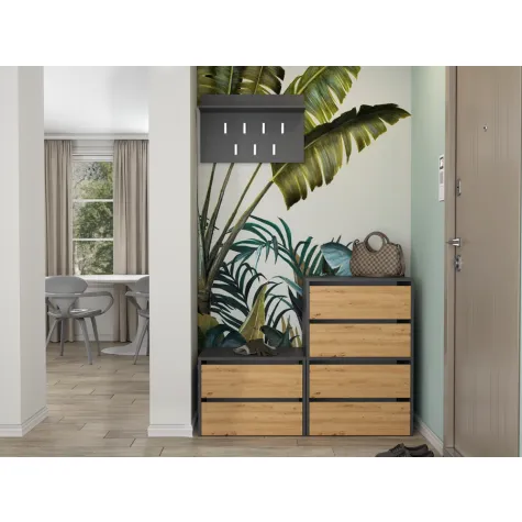 Szafka na obuwie MODO 1 ANTRACYT ARTISAN-15