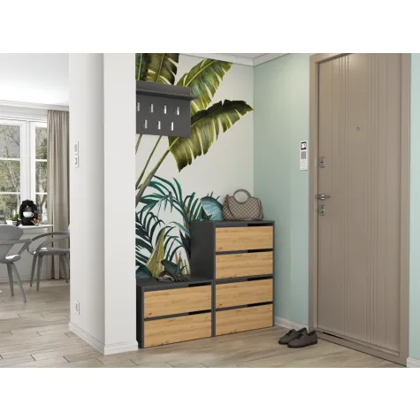 Szafka na obuwie MODO 1 ANTRACYT ARTISAN-17