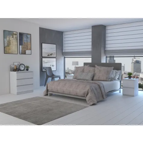 Komoda Malwa M3 BIAŁY POŁYSK-5