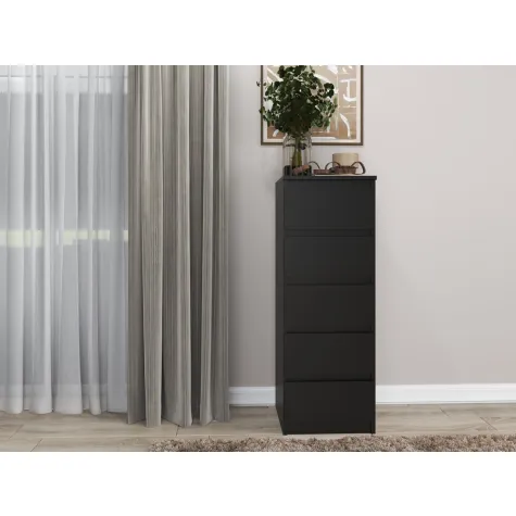 Komoda Malwa W5 CZARNY-5