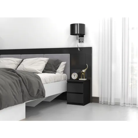 Szafka nocna Malwa M2 CZARNY-6