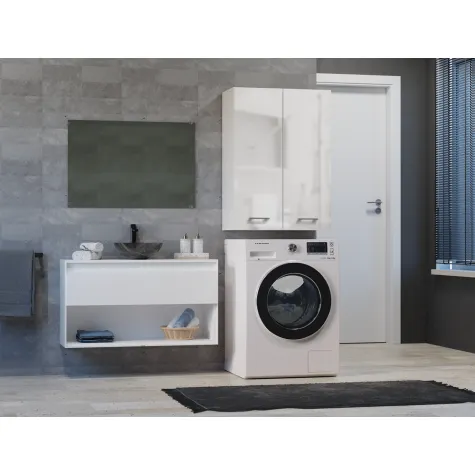 Szafka na pralkę Pola MINI/DD BIAŁY POŁYSK-4