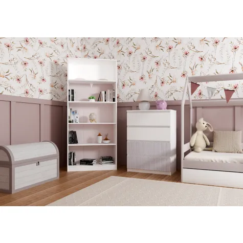 Komoda Malwa M4 ARTESO PINK Różowy-2