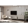 Komoda KAMARO 2D SLIM KASZMIR Lamele Front Ryflowany-9