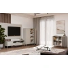 Komoda KAMARO 2D SLIM KASZMIR Lamele Front Ryflowany-10