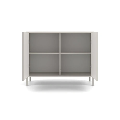 Komoda KAMARO 2D SLIM KASZMIR Lamele Front Ryflowany-8