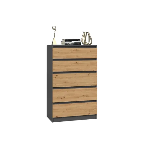 Komoda Malwa M5 ANTRACYT ARTISAN-2