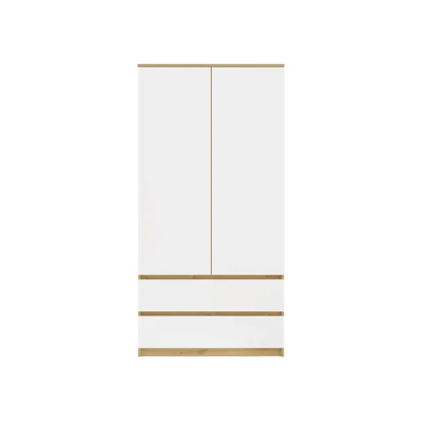 Szafa Malwa SS-90 DĄB ARTISAN BIAŁY-6