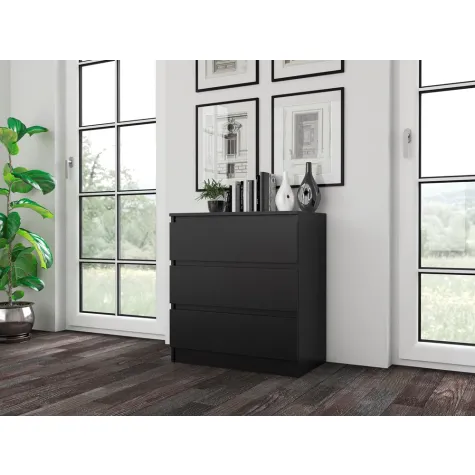 Komoda Malwa M3 CZARNY-3