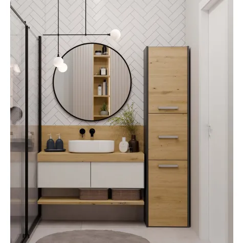 Słupek łazienkowy Sara S43 ANTRACYT ARTISAN-6