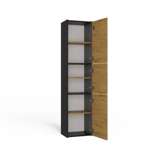 Słupek łazienkowy Sara S43 ANTRACYT DĄB ARTISAN-9