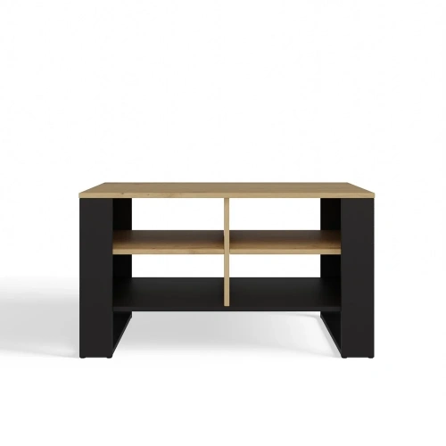 Ława Modern 4P SLIM DĄB ARTISAN CZARNY-5