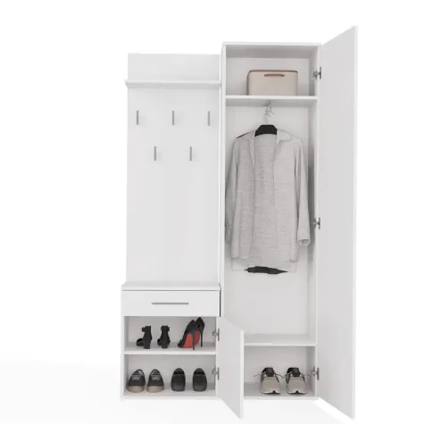 Garderoba DUO BIAŁY-7