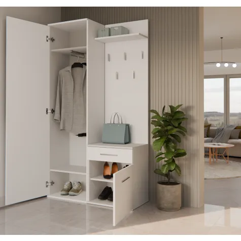 Garderoba DUO BIAŁY-8