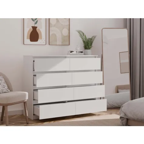 Komoda Malwa M8/120 BIAŁY-4