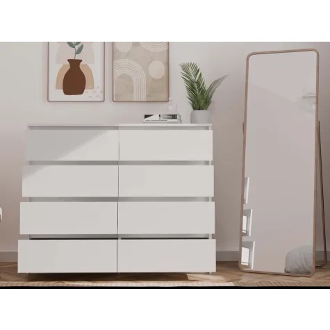 Komoda Malwa M8/120 BIAŁY-6