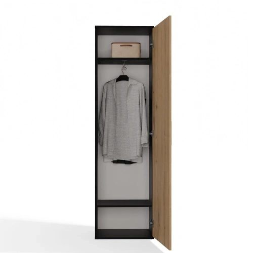 Szafa DUO ANTRACYT DĄB ARTISAN-9