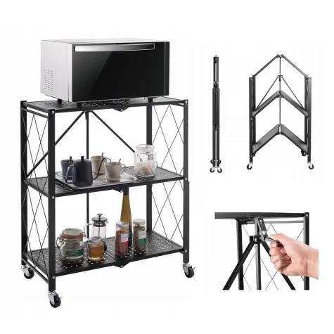 Regał Magazynowe FS003 CZARNY-2