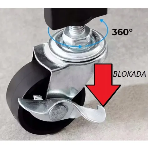 Regał Magazynowe FS003 CZARNY-3