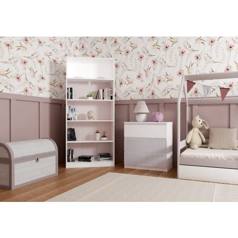 Komoda Malwa M3 ARTESO PINK Różowy-2