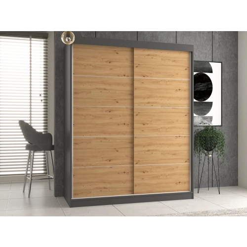 Szafa Iga 160/C ANTRACYT ARTISAN-3