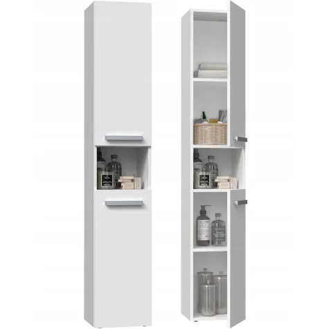 Słupek łazienkowy Nel I BIAŁY-4