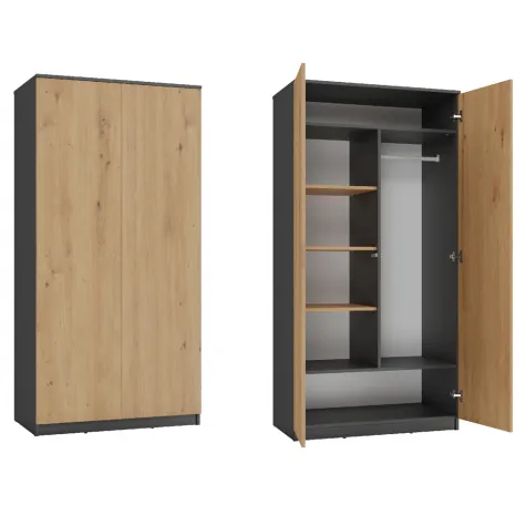 Szafa Malwa SD-90 ANTRACYT ARTISAN-1