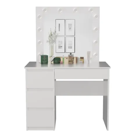 Zestaw toaletka Marina Z/L+MIJ/L BIAŁY-2