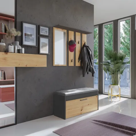 Wieszak Parma PARMA ANTRACYT ARTISAN-3